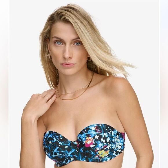 Calvin Klein Women Standard Balconette
Sweetheart Neckline Bra Black Poppy New - Picture 5 of 14